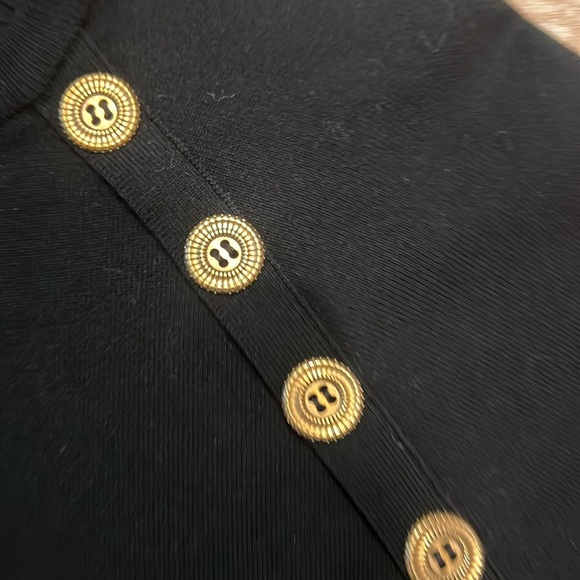 Marella Sport, Black blend, 3/4 sleeve cotton blend sweater Size - Small - Picture 9 of 15